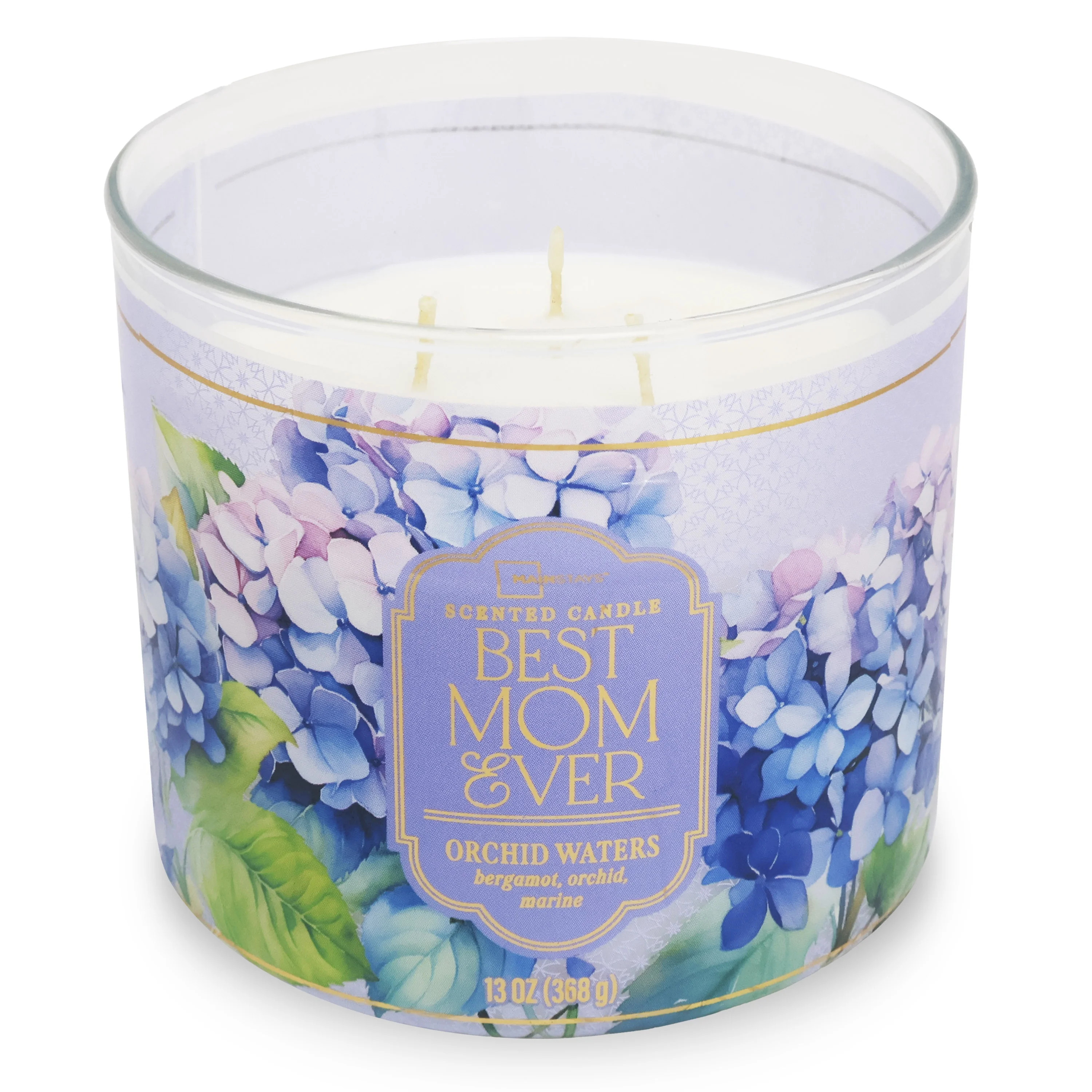 Mainstays 3-Wick Mothers Day Wrapped Candle "Best Mom Ever", 13-Ounce | Walmart (US)