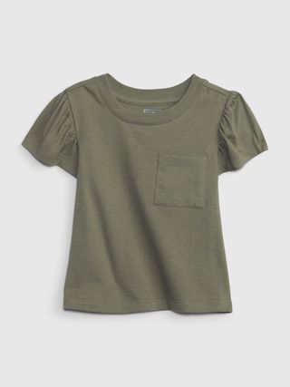 Toddler 100% Organic Cotton Mix and Match Puff Sleeve T-Shirt | Gap (US)