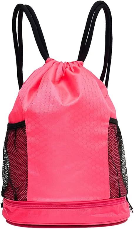 OFLILAK Waterproof Drawstring Backpack, Lightweight Sackpack Drawstring Bag,Swimming Yoga Gym Spo... | Amazon (US)