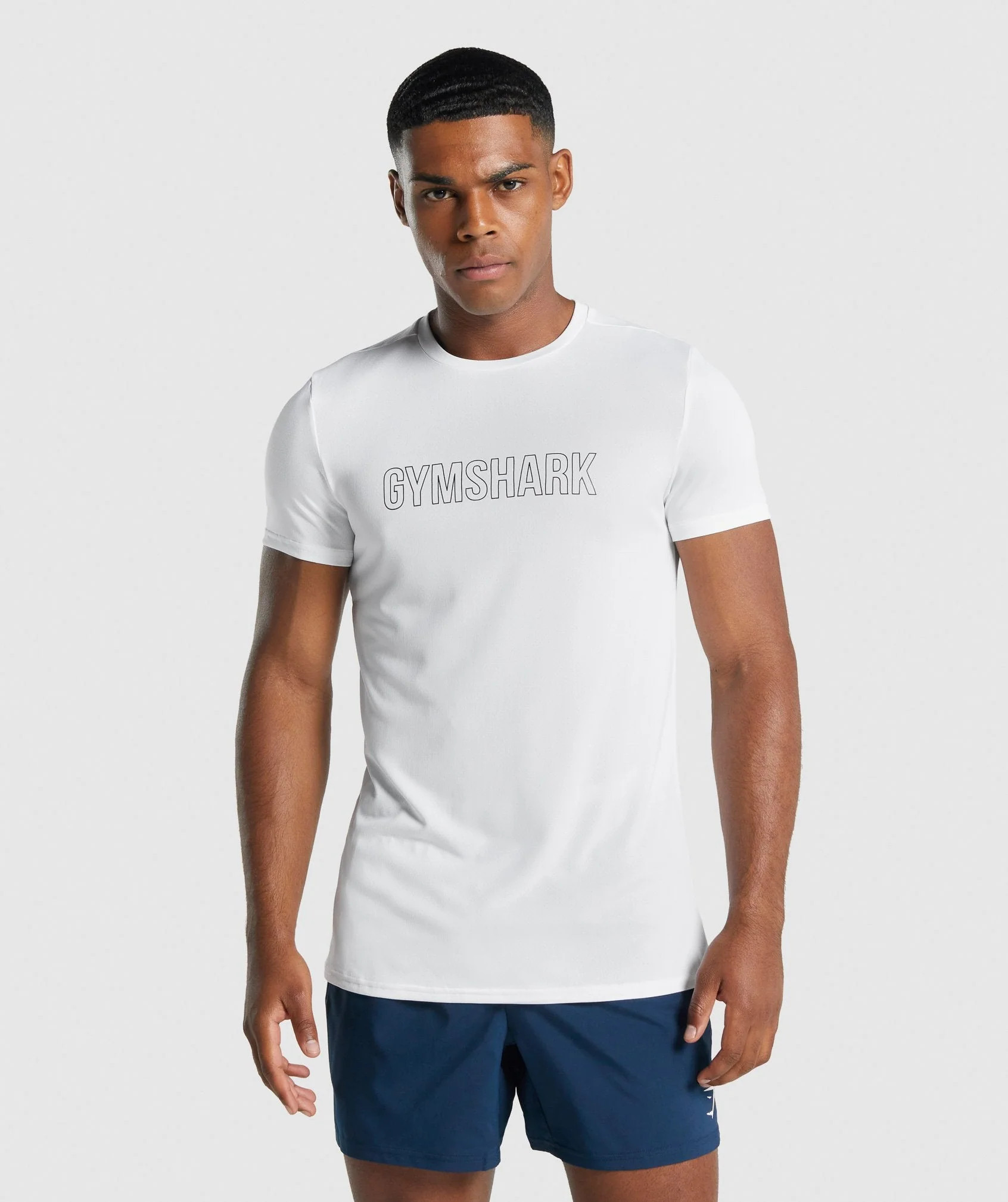 Gymshark Arrival Graphic T-Shirt - White | Gymshark US