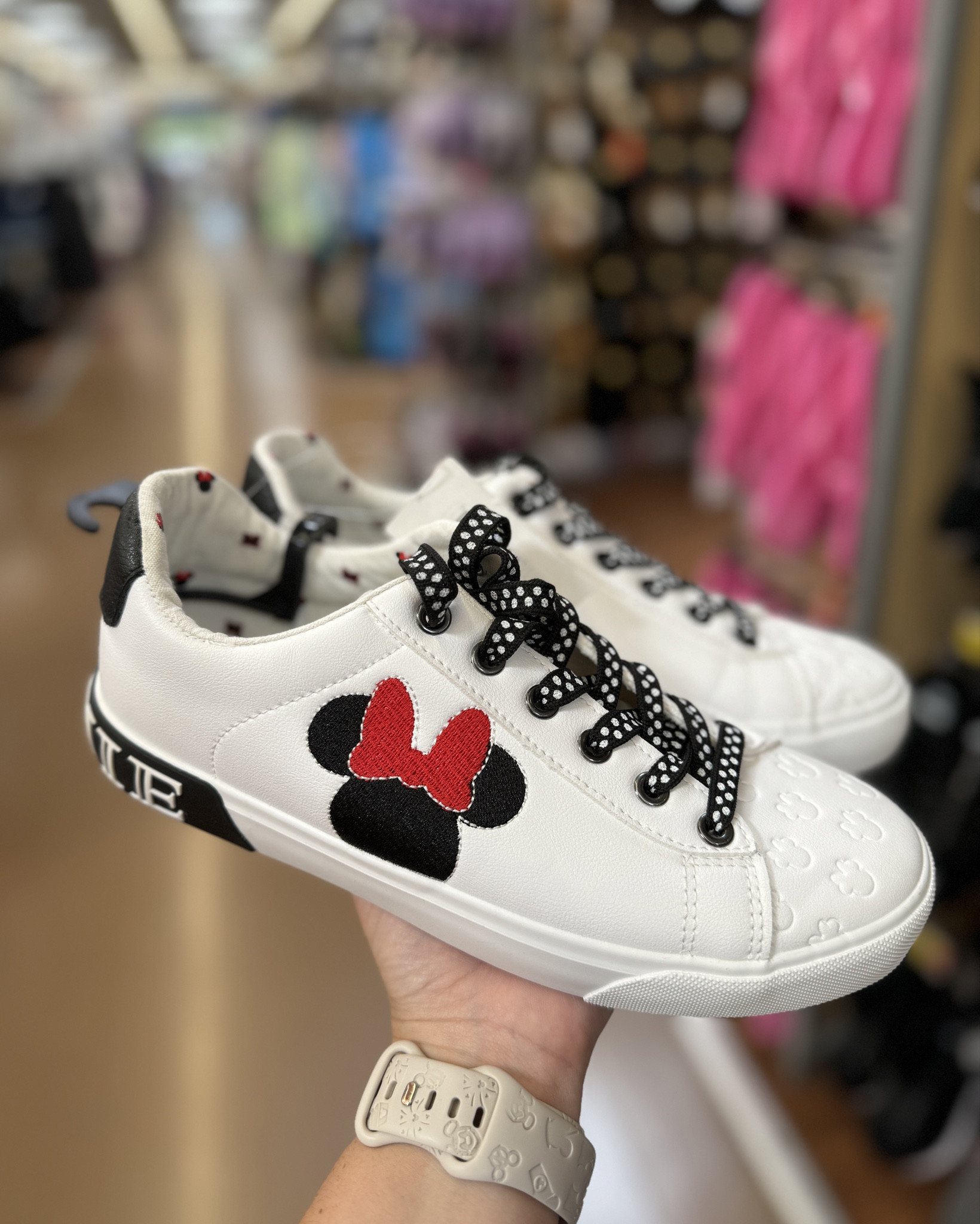  Ladies, if you are looking for Minnie mouse shoes, run to @Walmart 🏰 $25 and even the laces are polka dot 🥰 #minniemouse #disneyshoes #minnieshoes #womensshoes #disneyland #shopping #walmart #walmartfinds #disneybound 

#LTKTravel #LTKFamily #LTKFindsUnder50
