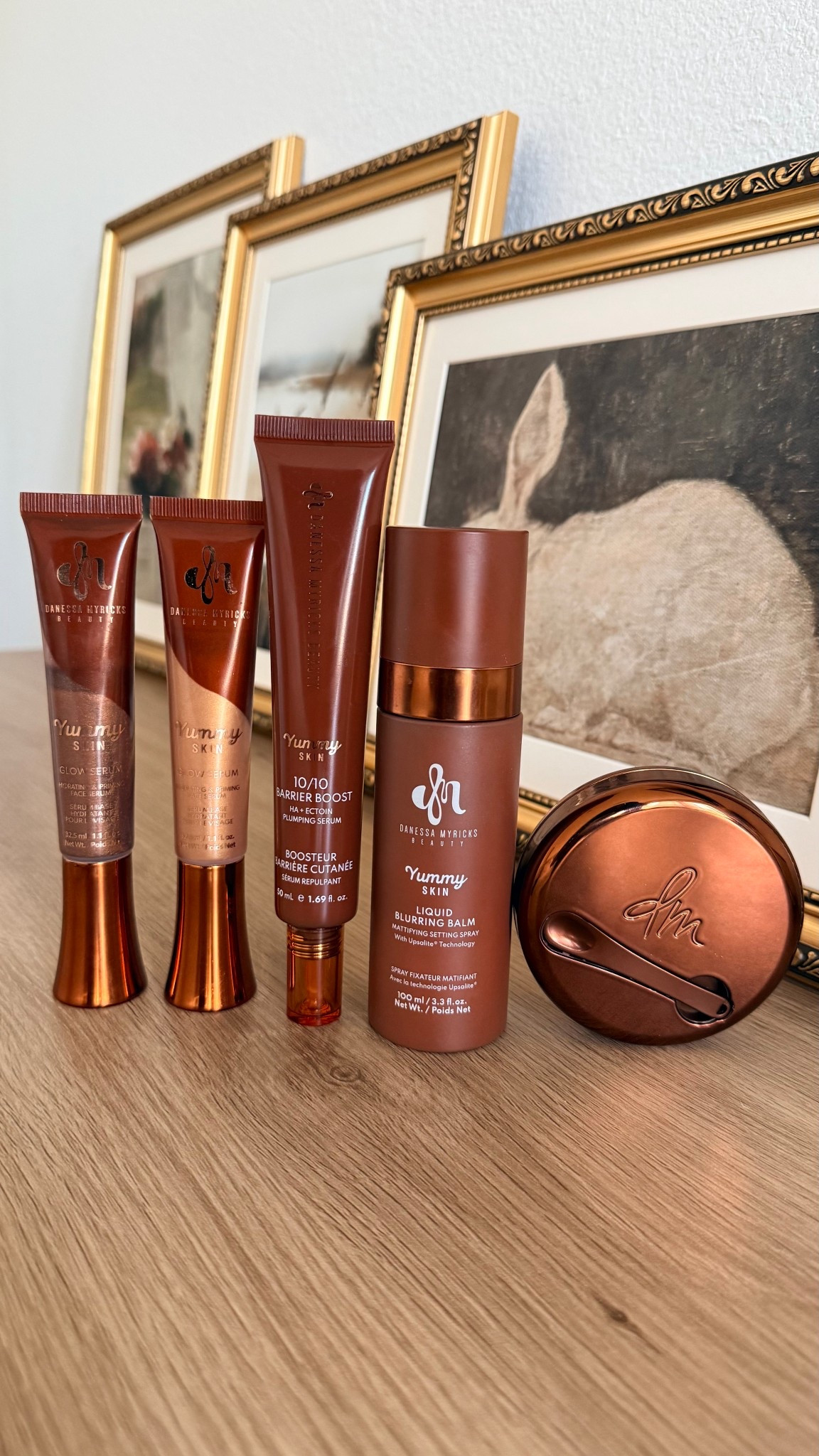 Danessa Myricks Just gets it ! The yummy skin line just works with my combo skin . These are my fave products from her at the moment . The plumping serum is soo good when I tell you it reduces the look of pores and wrinkles . I also love to use the setting mist even on no make up days to blur my skin imperfections. 

#LTKselfcare #LTKgrwm #LTKBeauty