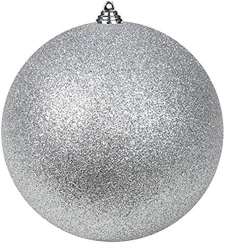 Christmas Ornaments Balls 7.9" Large Christmas Decorations Xmas Tree Shatterproof Big Silver Chri... | Amazon (US)