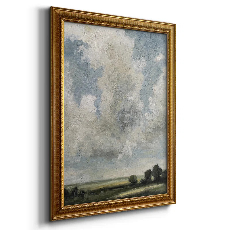 Gathering Clouds Premium - Picture Frame Print on Canvas | Wayfair North America