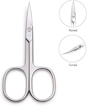 LIVINGO Premium Manicure Scissors Multi-purpose Stainless Steel Cuticle Pedicure Beauty Grooming ... | Amazon (US)