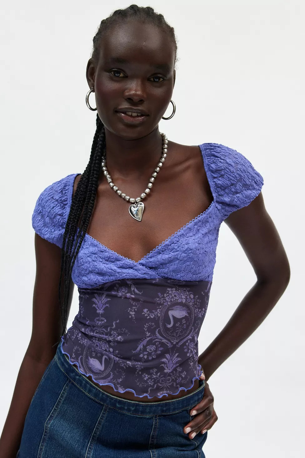 Kimchi Blue Clementine Femme Top | Urban Outfitters (US and RoW)