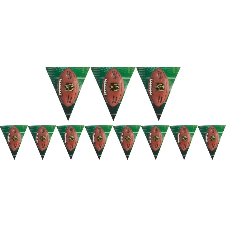 Amscan nfl drive Football plastic pennant banners, 12' long | Walmart (US)