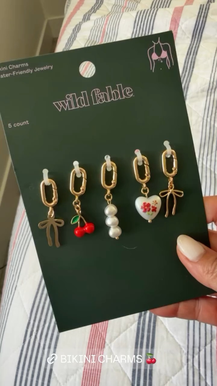 Target understood the assignment. 🤍 I found these adorable bikini charms, and they’re the cutest way to personalize your swimwear this summer. Whether you’re heading to the beach, lounging by the pool, or packing for a resort getaway, these little details make your bikini feel so much more fun and unique. ☀️🌴✨

Linked them for you before they sell out!

* #LTKSeasonal
* #LTKU
* #LTKootd

#LTKSeasonal