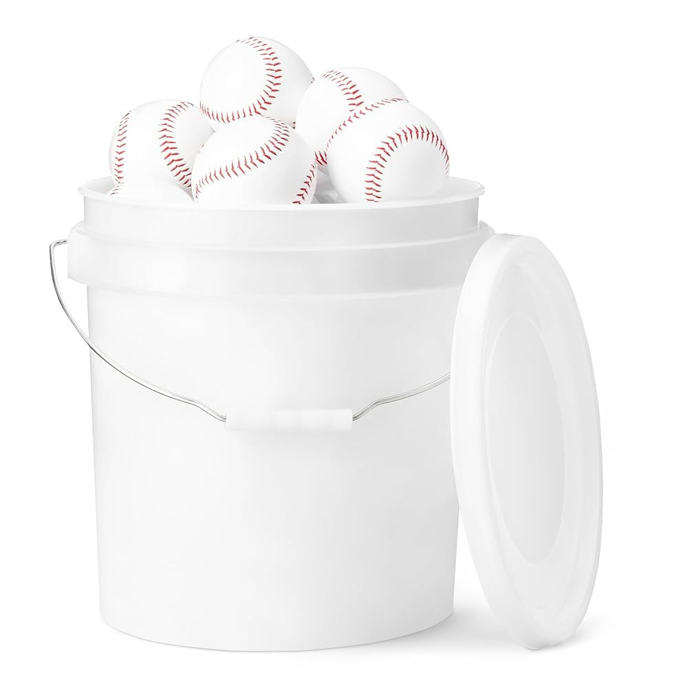 Amazon Basics Bucket of Practice Baseballs, 24 Count | Amazon (US)