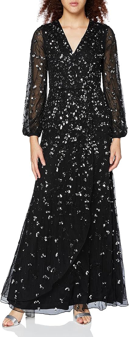 Amelia Rose Women's Sidra Embellished Maxi Dress Special Occasion | Amazon (UK)