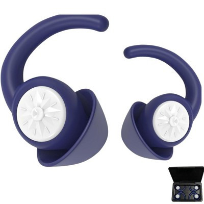 Maison Products Ear Plugs for Sleeping Noise Cancelling 2 Pairs Noise Reduction Earplugs for Sleep Soft Silicone Hearing Protection Earplugs-Navy Blue | Target