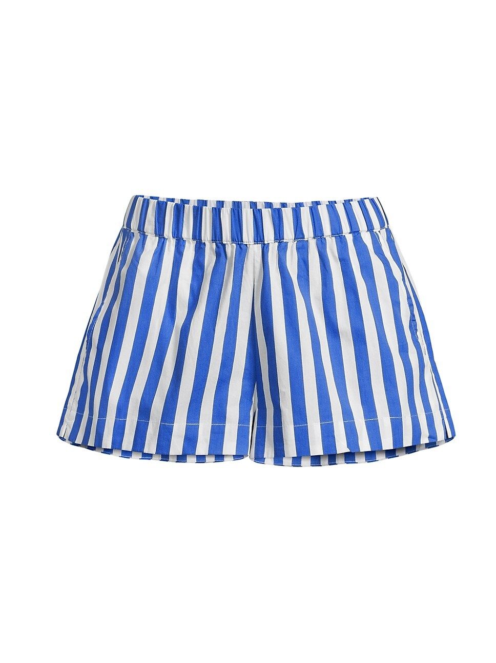 Sol De Verano Lorenso Stripe Cotton Shorts | Saks Fifth Avenue