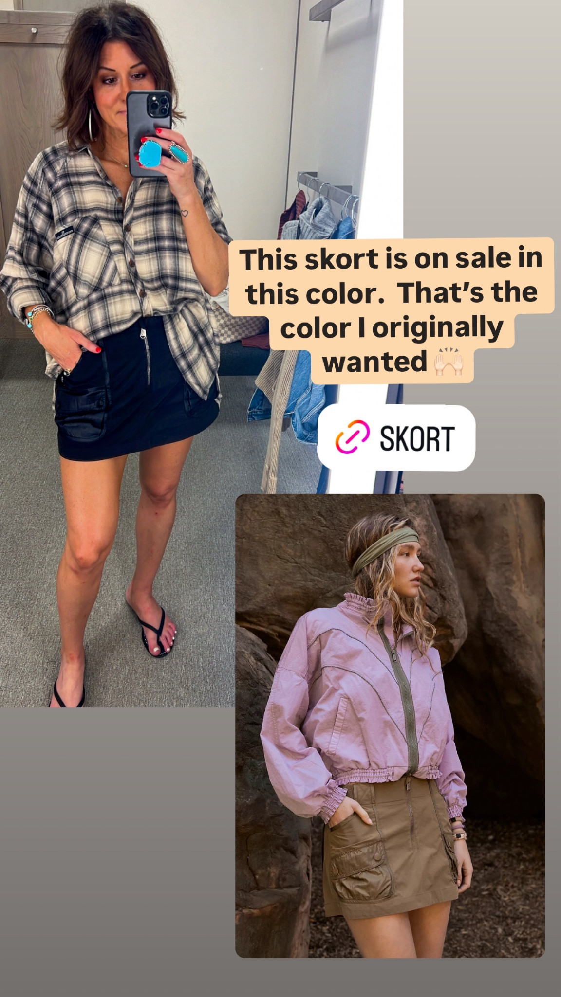 Free People skort on sale!  Wearing a size small  

#LTKSaleAlert #LTKFindsUnder50 #LTKOver40