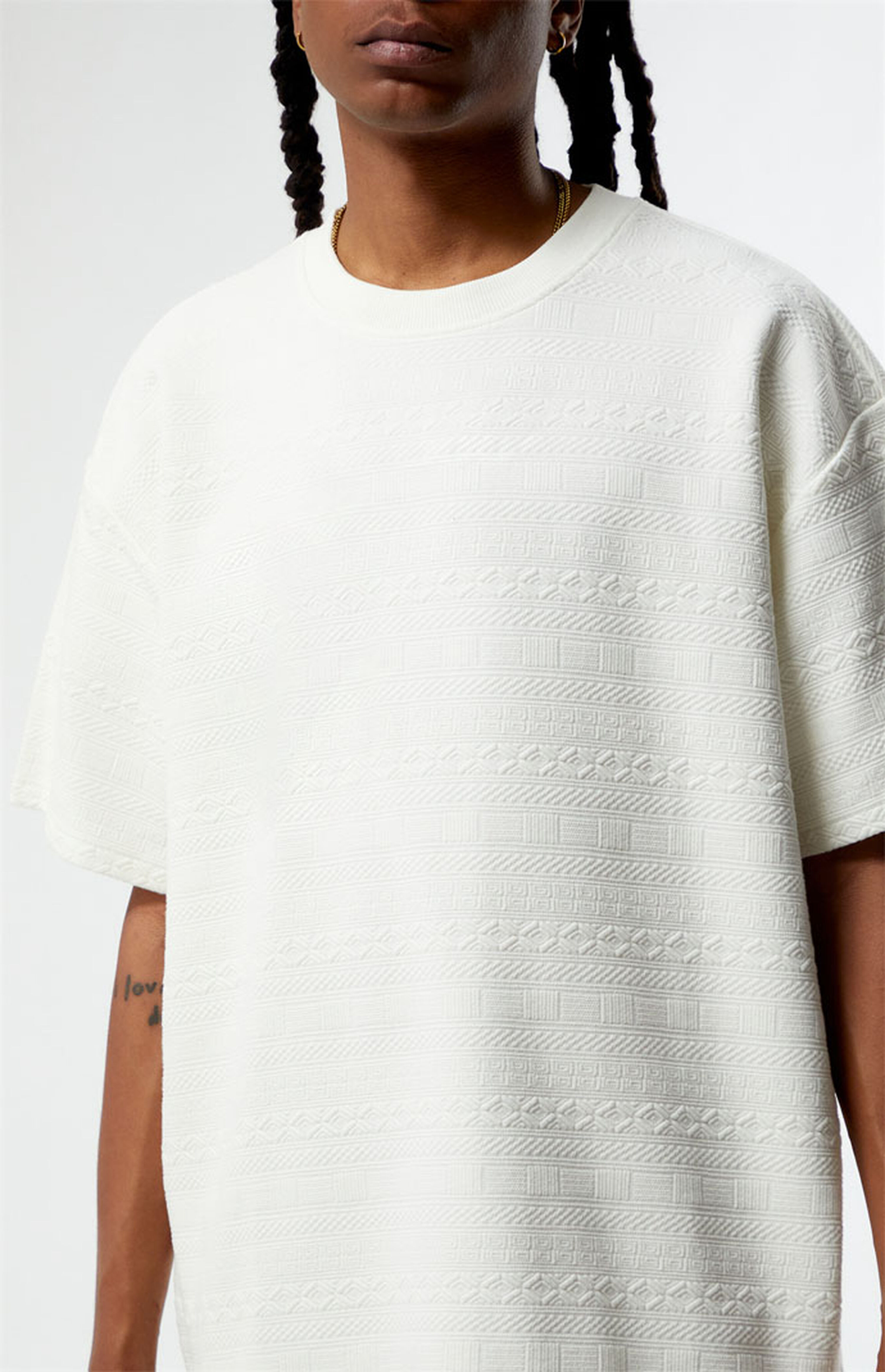 PacSun Oversized Jacquard Knit T-Shirt | PacSun