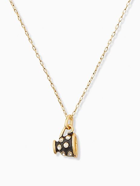 alice in wonderland teacup mini pendant necklace | Kate Spade Outlet