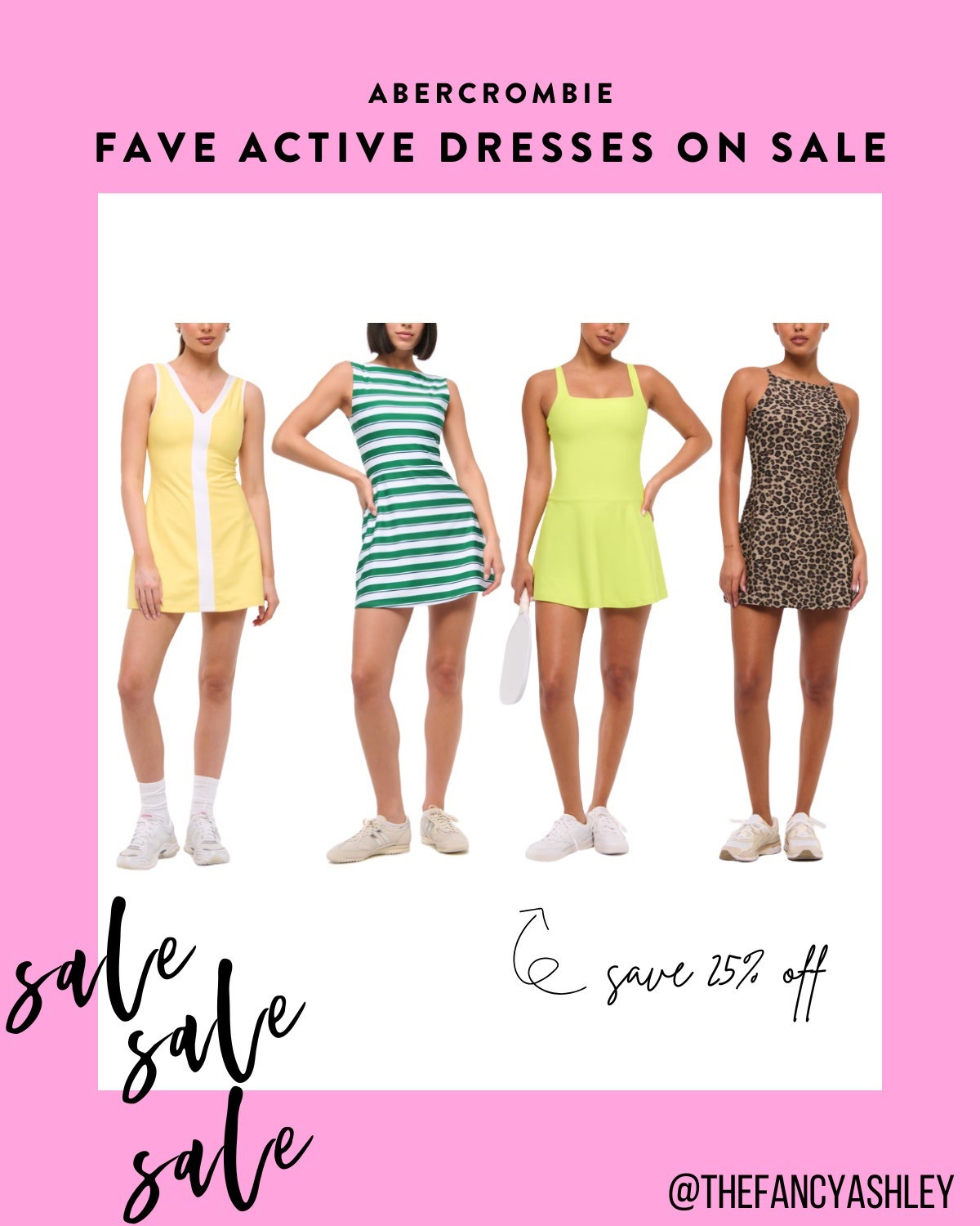 Our fave active dresses are on MAJOR sale at Abercrombie right now, and it’s TOO GOOD. Perfect for your next pickleball sesh, golf day, or just running errands in style. These are summer staples you didn’t know you needed!

#LTKFindsUnder50 #LTKActive #LTKSaleAlert