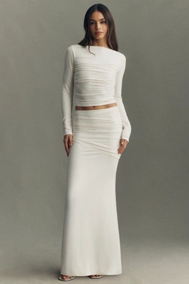 Reformation Emi Knit Long-Sleeve Two-Piece Set | Anthropologie (US)