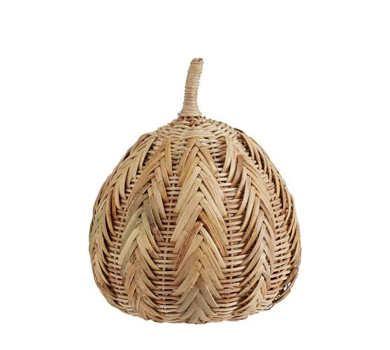 Handwoven Rattan Pumpkins | Pottery Barn (US)
