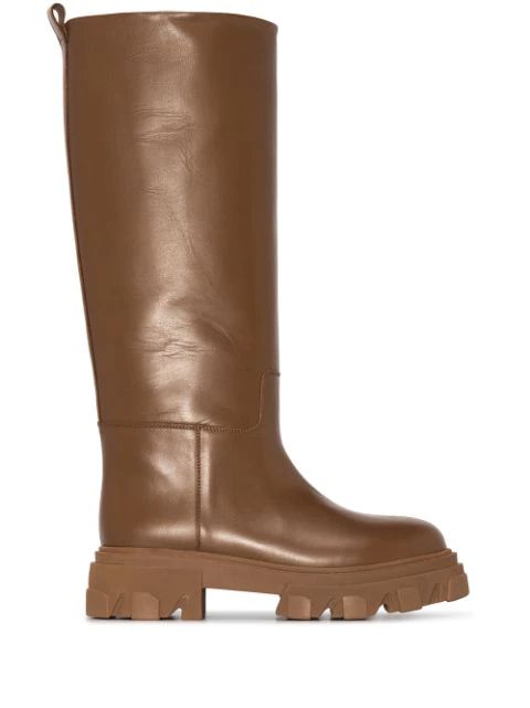 x Pernille Tubular knee-high boots | Farfetch (UK)