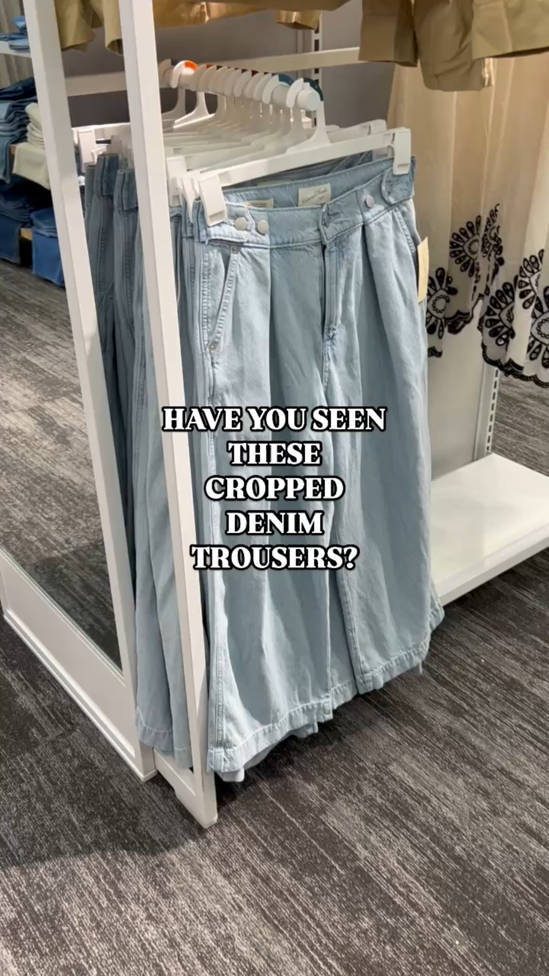 Have you tried these cropped denim trousers at Target? So good! 

#LTKStyleTip #LTKFindsUnder50 #LTKSeasonal