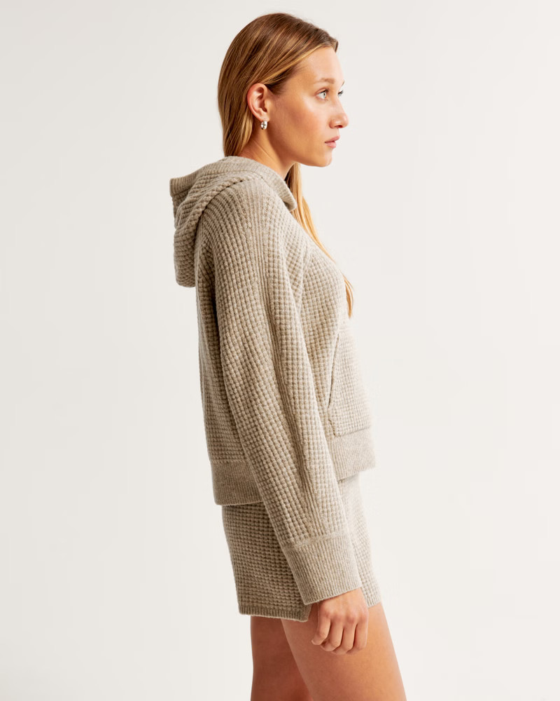Women's Lounge Waffle Sweater Short | Women's New Arrivals | Abercrombie.com | Abercrombie & Fitch (US)