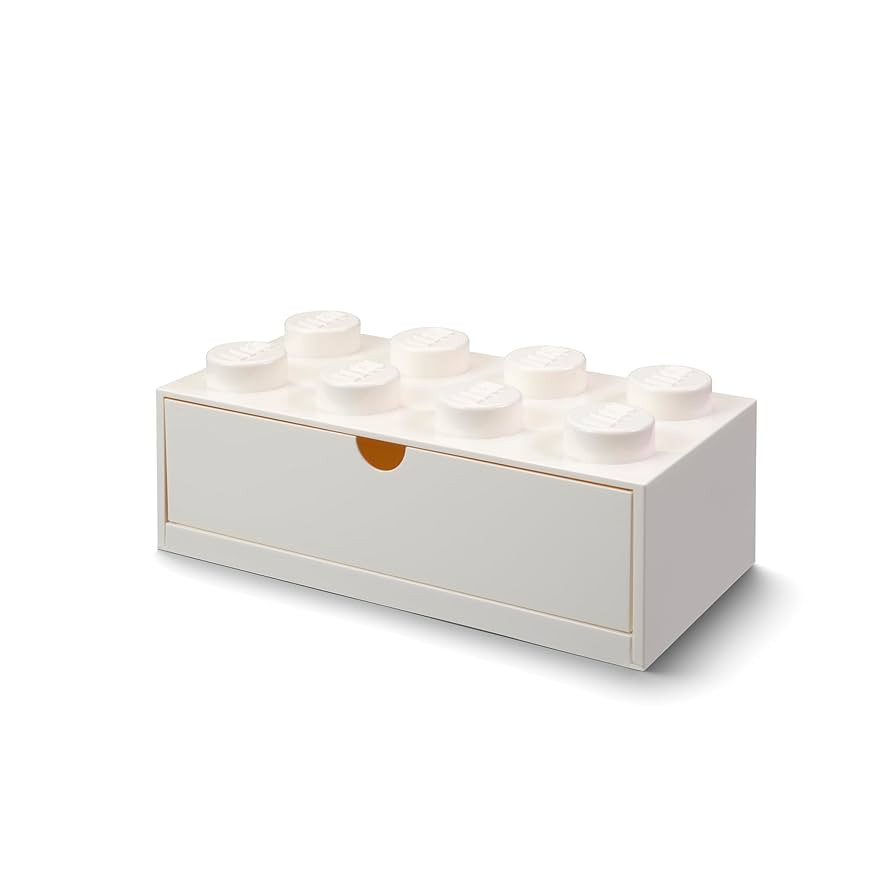 ROOM Copenhagen Lego Storage Brick 8 Desk Drawer, 8-Stud Stackable Tabletop Storage Box, 12.4 x 6... | Amazon (US)