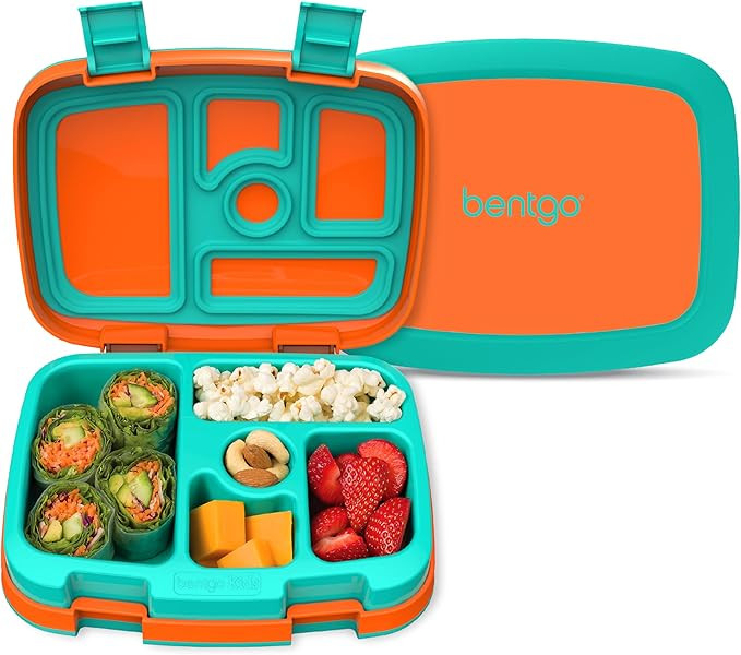 Bentgo® Kids Bento-Style 5-Compartment Leak-Proof Lunch Box - Ideal Portion Sizes for Ages 3 to ... | Amazon (US)