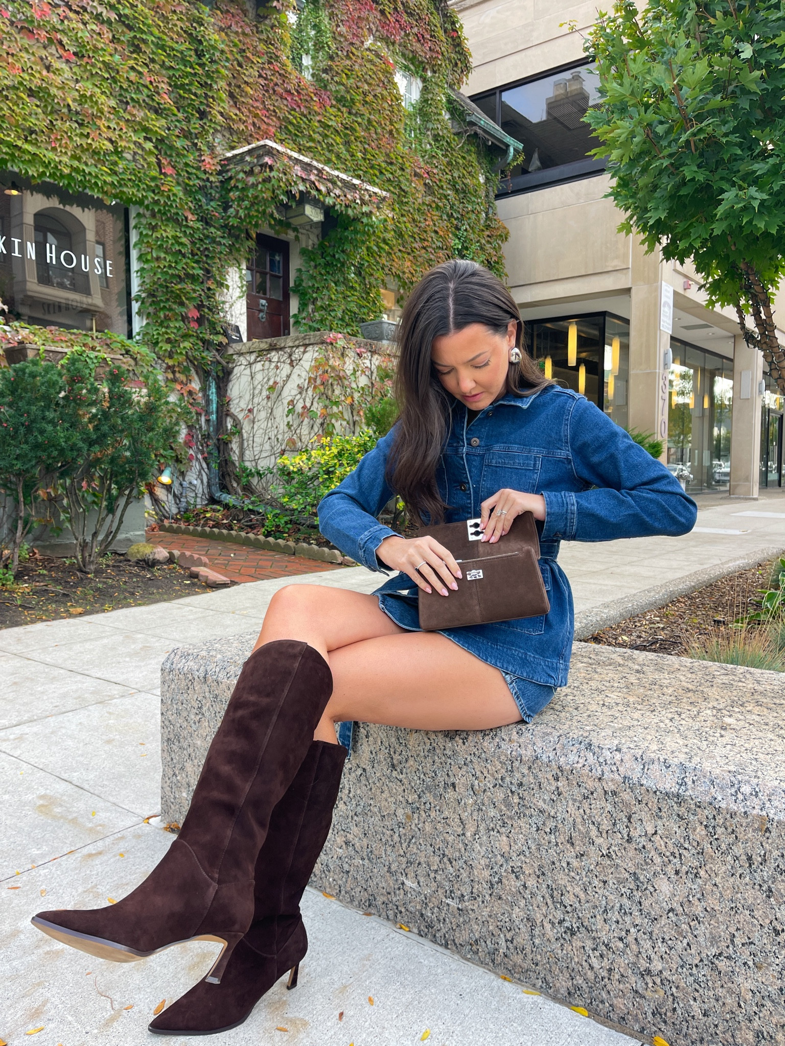 Tall boots are my favorite thing to wear in the fall! Paired them with a denim jacket/top and skort this time 🤍

#LTKxMadewell #LTKFindsUnder100