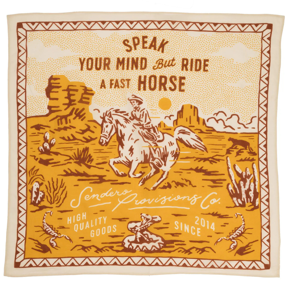 Fast Horse Bandana | Sendero Provisions Co.