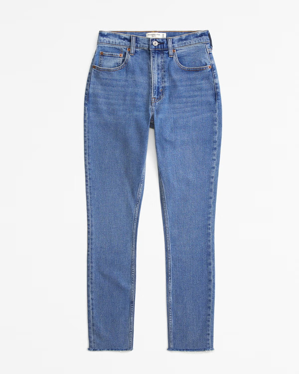 Women's Curve Love High Rise Skinny Jean | Women's Bottoms | Abercrombie.com | Abercrombie & Fitch (US)