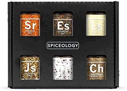 Spiceology - Luxe Infused Salt Gift Set - Set of 6 - Great for Gifts | Amazon (US)