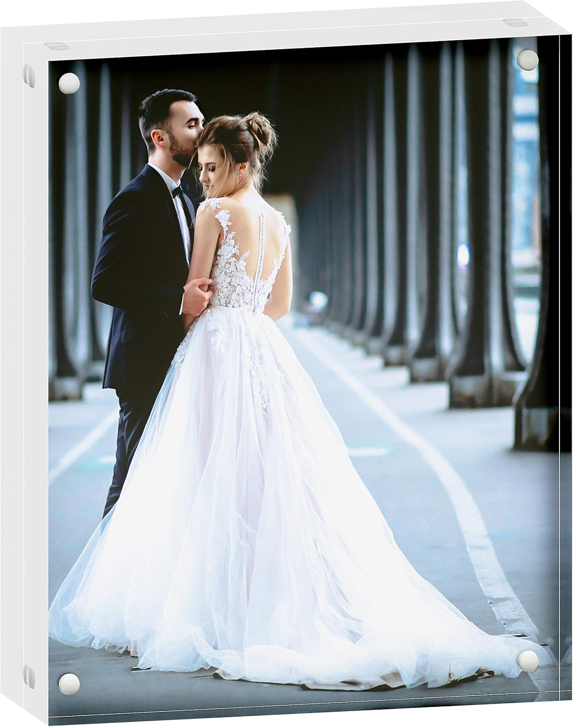 DEKIRU Acrylic Frame - 8x10 • 30mm Thick, 50% Thicker • Floating Picture Frame • Plexi Glas... | Amazon (US)