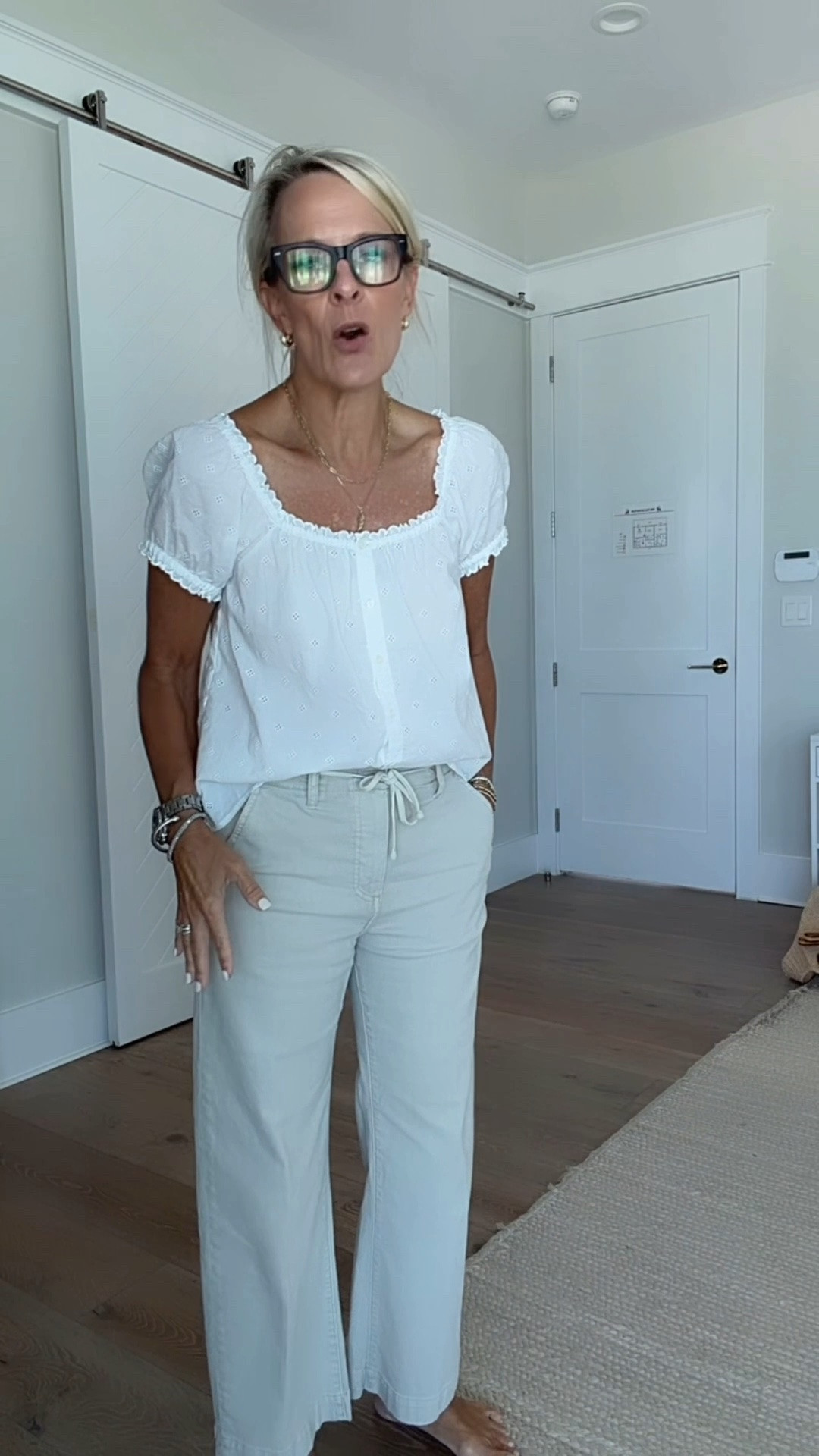 These pants are a bit pricey they are Paige denim but they are not denim. They are a lightweight cotton fabric, the fit is true to size and I have worn them multiple times so that brings the price per way down.

And this is a new arrival from Madewell that I’m loving wearing so small ￼

#LTKdayinmylife #LTKgrwm #LTKOver40