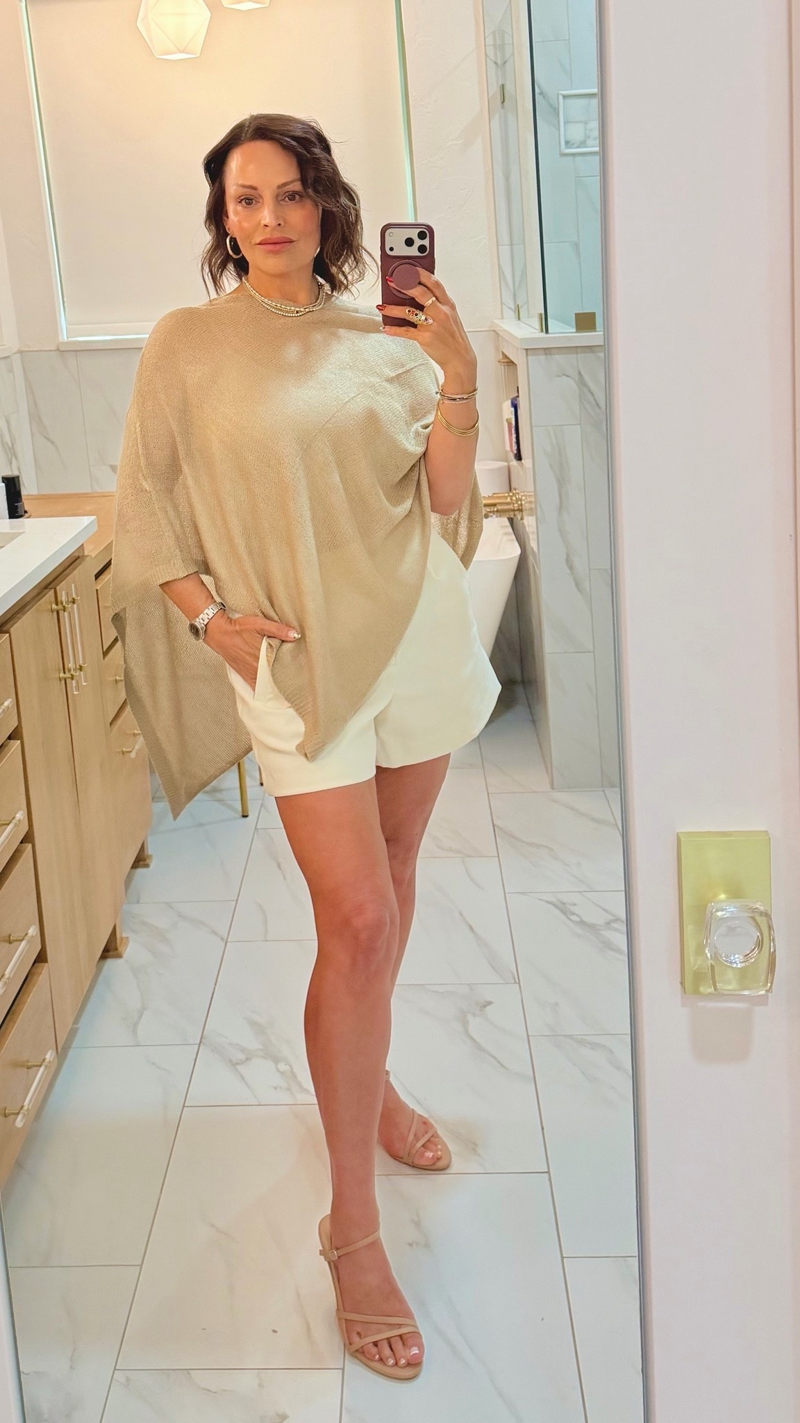 Love this Sheer Knit Poncho. Great date night layering piece.

#LTKootd #LTKSeasonal #LTKgrwm