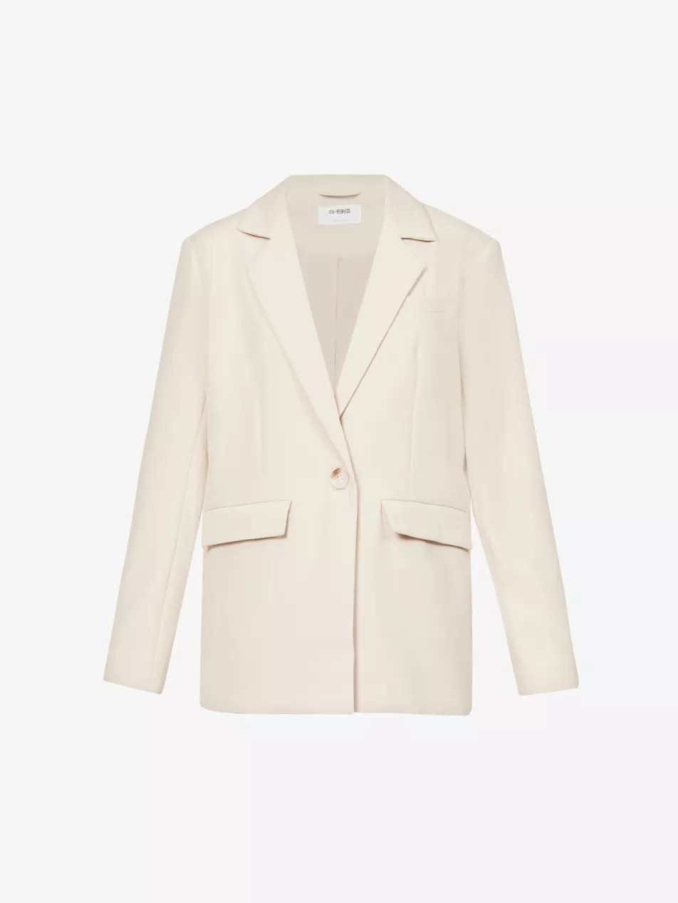 Nadia pleated stretch-woven blazer | Selfridges