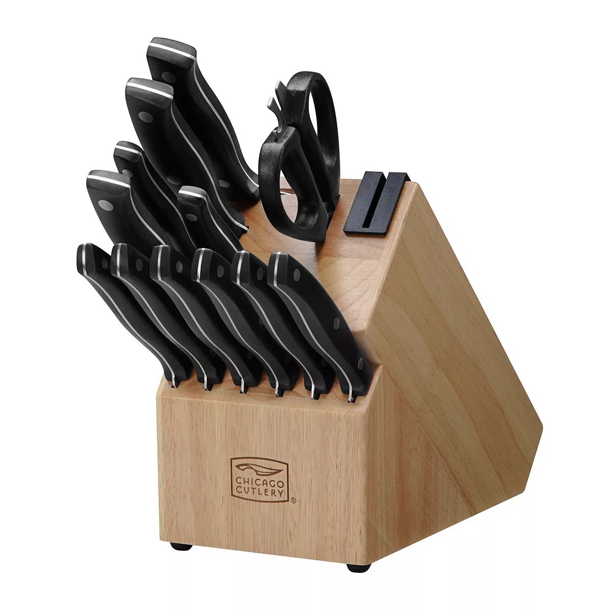 Chicago Cutlery Ellsworth 13-pc. Knife Block Set with Built-In Sharpener | Kohl's