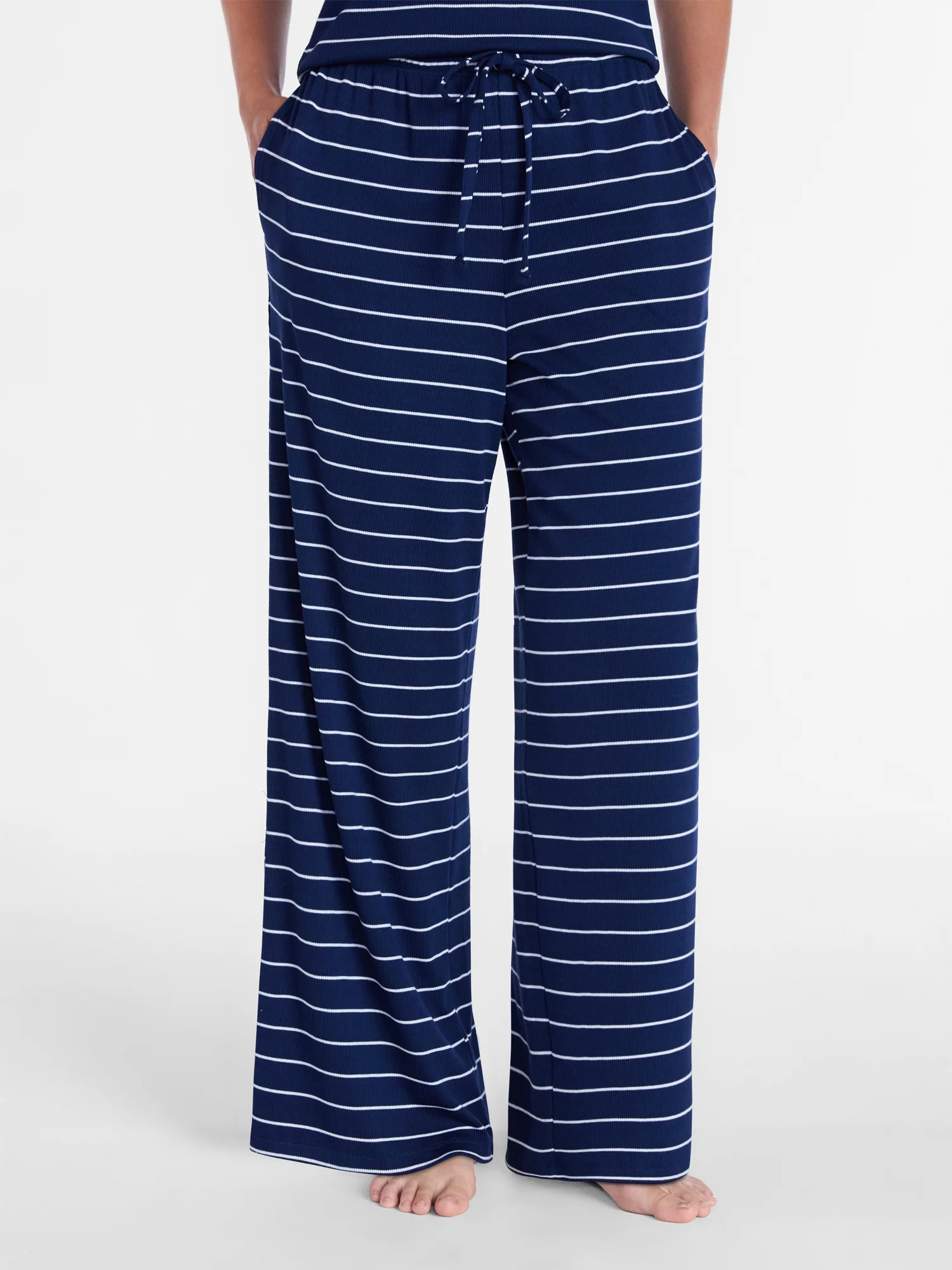 Joyspun Women\u2019s Modal Blend Ribbed Sleep Pants, 29'' Inseam, Sizes XS-3X | Walmart (US)