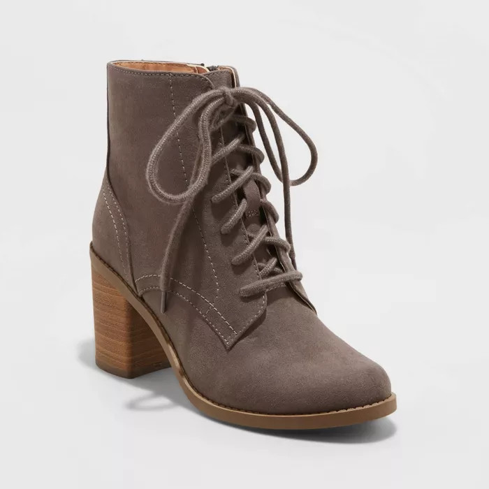 Women's Cailey Heeled Lace up Fashion Bootie - Universal Thread™ | Target