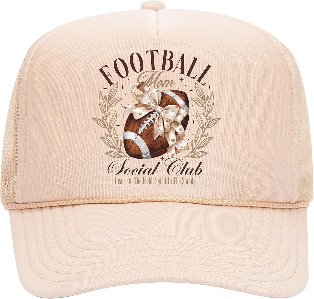 Football Social Club Trucker Hat | Vintage Cowboy Cowgirl Western Season | Premium Mesh Foam Snap... | Amazon (US)