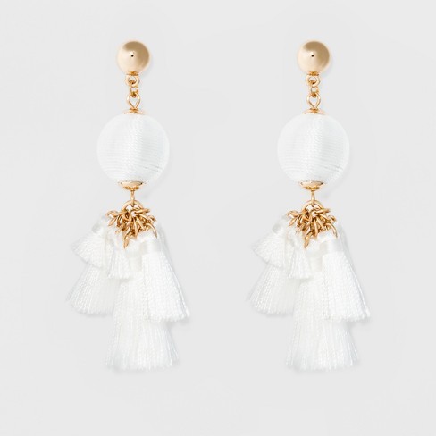 SUGARFIX by BaubleBar Ball Drop with Tassels Earrings | Target