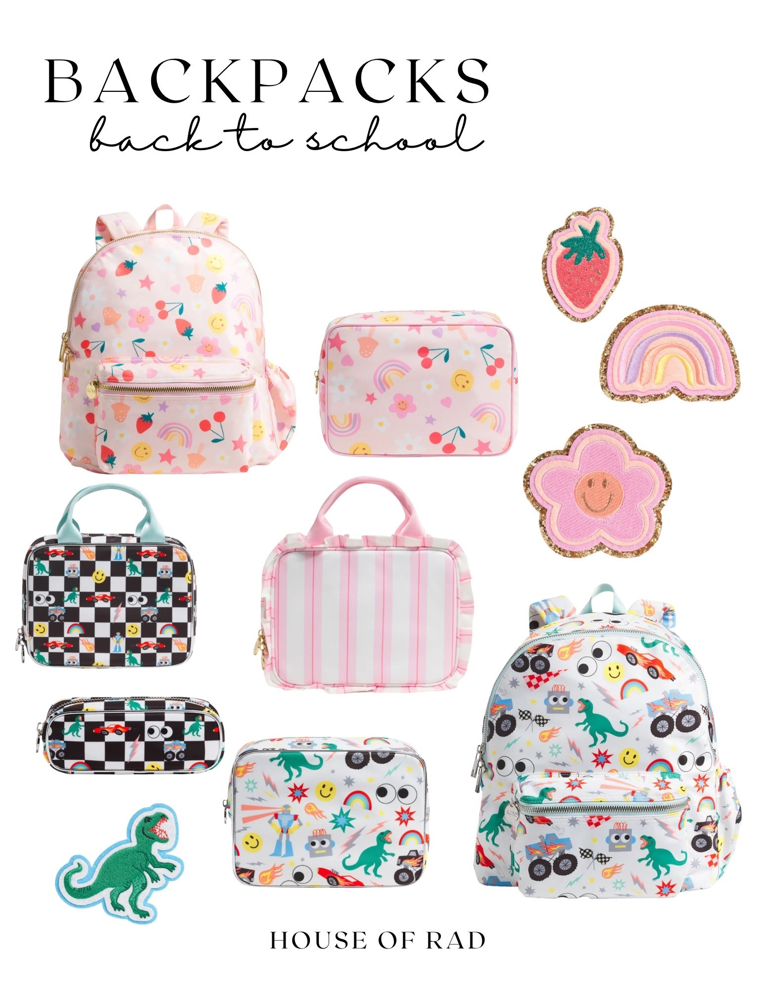 Backpacks
Back to school
Kids backpacks
Girls backpack
Boys backpack
Lunchbox
Stoney clover lane
School patches
Pencil case
School supplies
First day of schooll

#LTKKids