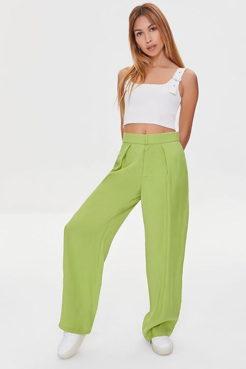 Wide-Leg Pleated Pants | Forever 21 (US)