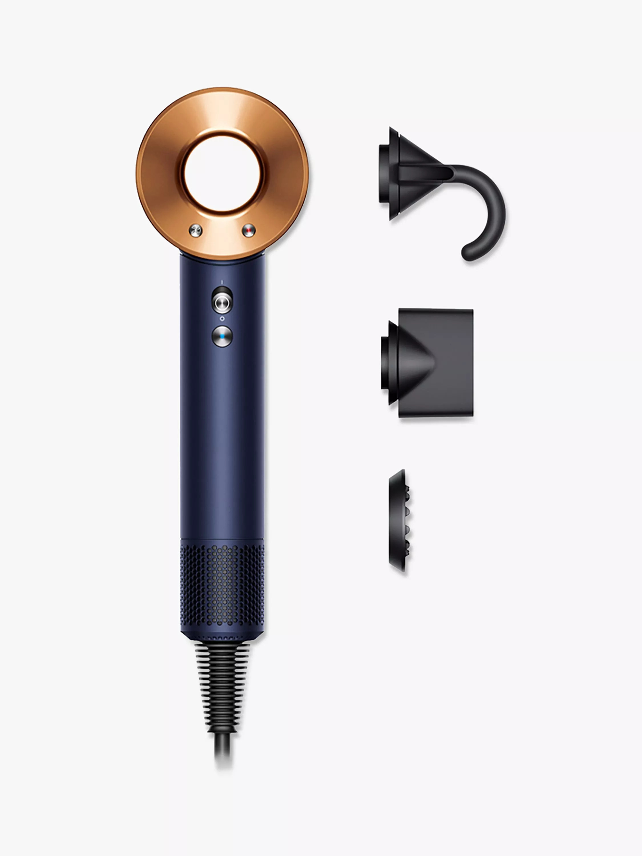Dyson Supersonic™ Straight+Wavy Hair Dryer, Prussian Blue | John Lewis (UK)