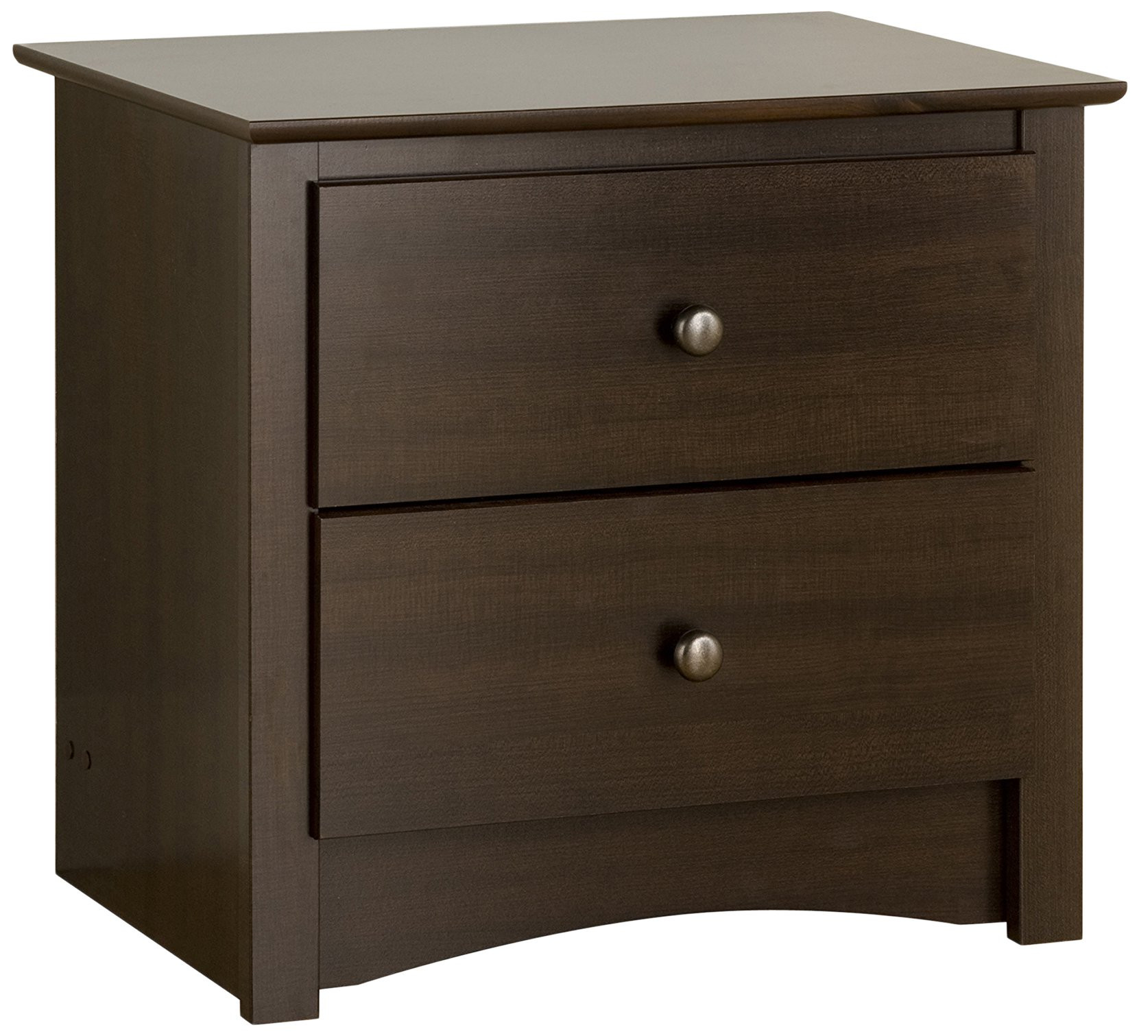 Prepac Sonoma Traditional Nightstand Side Table with 2 Drawers, Functional 2-Drawer Bedside Table... | Amazon (US)