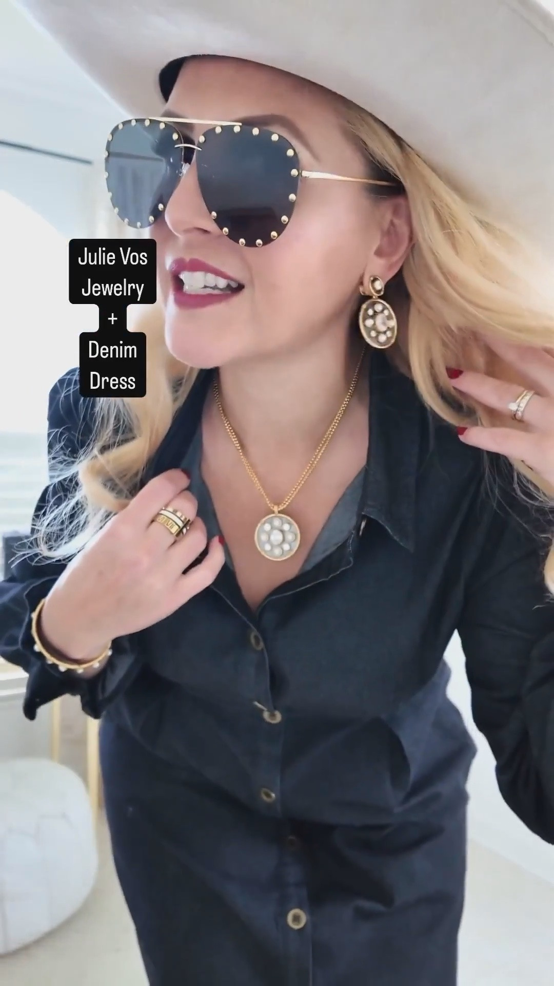 Here are the  accessories I’m using to glam up my denim dresses for the summer and fall season!

Cowboy hat, studded sunglasses, Julie Vos jewelry, cowboy boots

Wearing a medium. Fits true to size. Fabric has stretch and side pockets!


Follow my LTK @jtstjtst11 on the @shop.LTK app to view this post and get my exclusive app-only content!

#LTKSeasonal #LTKOver40 #LTKSaleAlert #LTKTravel #LTKgrwm #LTKootd #LTKMidsize #LTKvlog #LTKU #LTKWorkwear