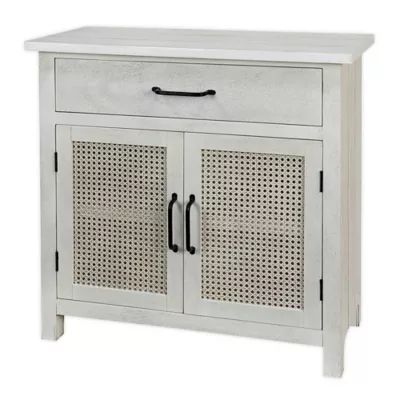 Cane Console Table in White Wash | Bed Bath & Beyond Canada