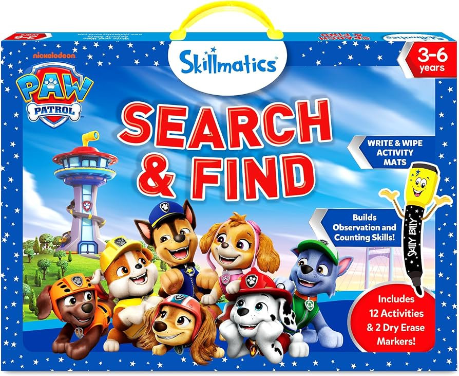 Skillmatics Search and Find PAW Patrol Educational Game - Reusable Preschool Learning Activities,... | Amazon (US)