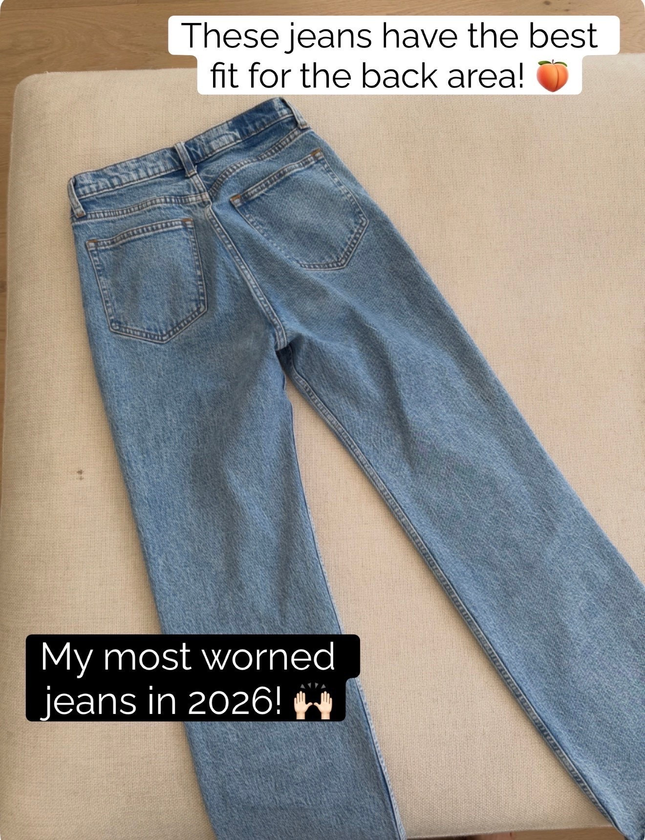 These jeans have the best fit for the back area! 🍑
My most worned jeans in 2026!

#LTKU #LTKOver40 #LTKgrwm