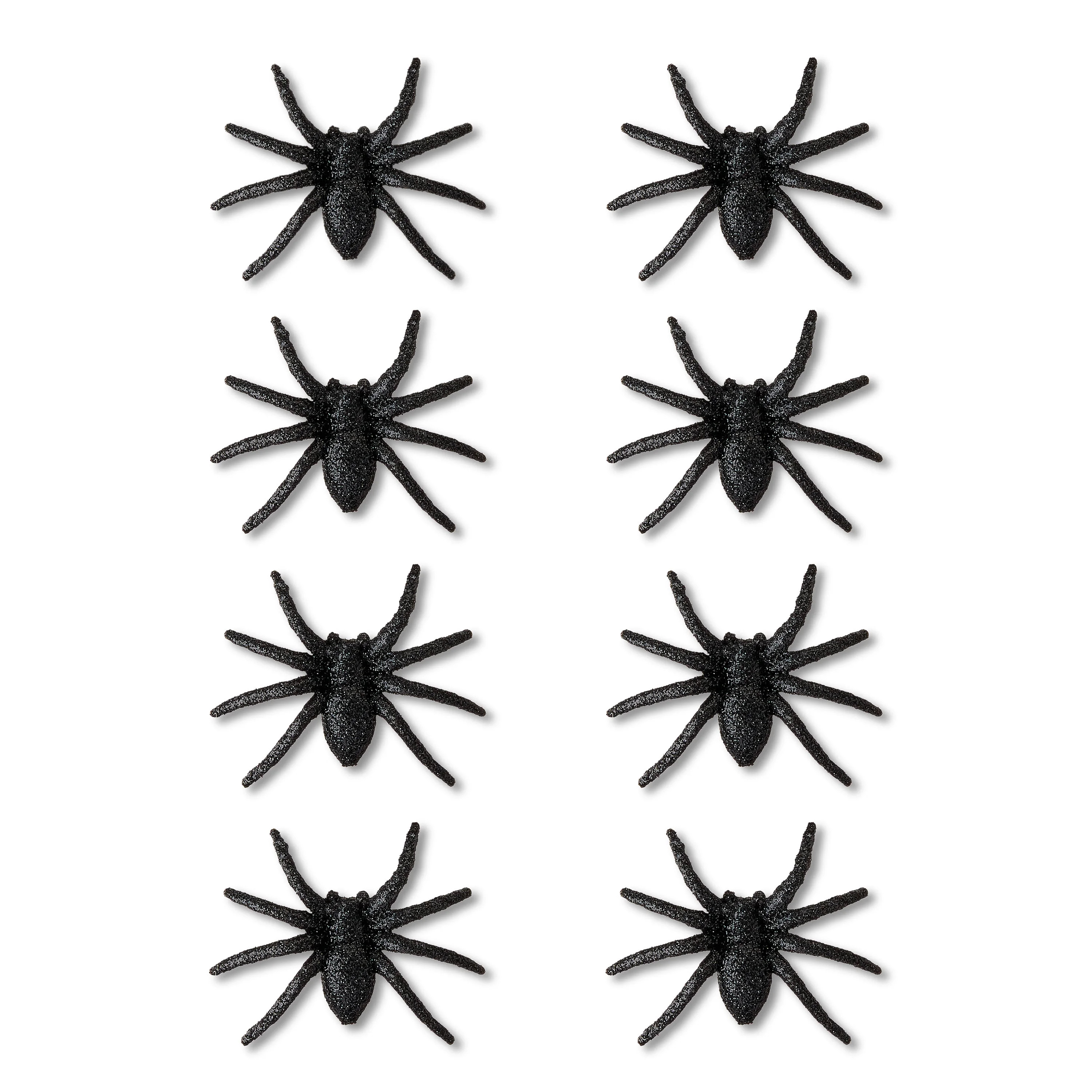 Black Glitter Spiders, Halloween by Way To Celebrate | Walmart (US)