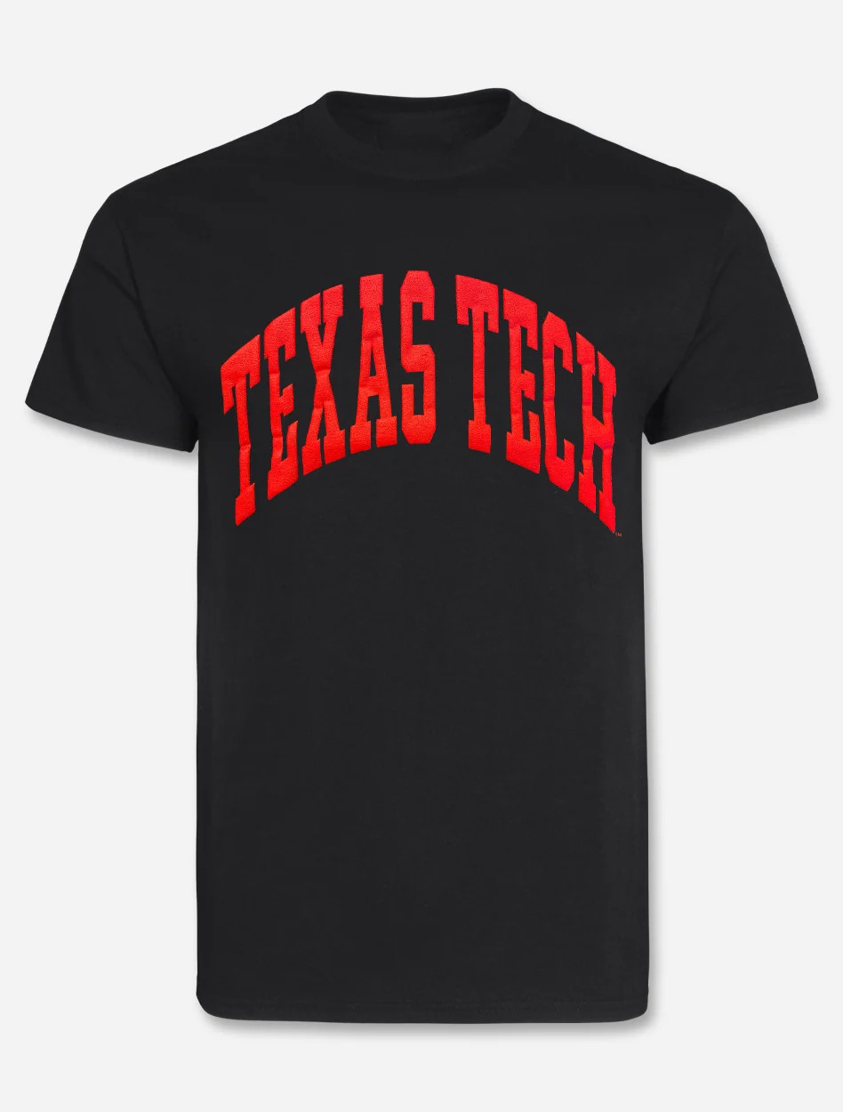 Texas Tech Red Raiders "Gnarly Arch" Team Color  PUFF Print T-Shirt | Shop.app